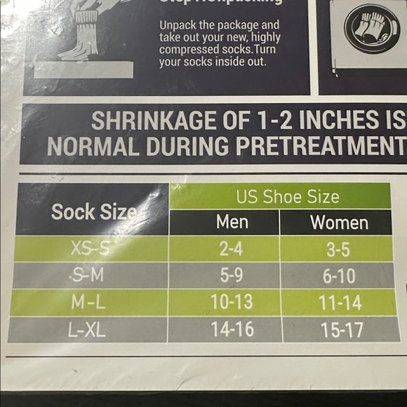 Black and Gray 3 Pack Wool Thermal Socks Size M-L - Picture 5 of 5